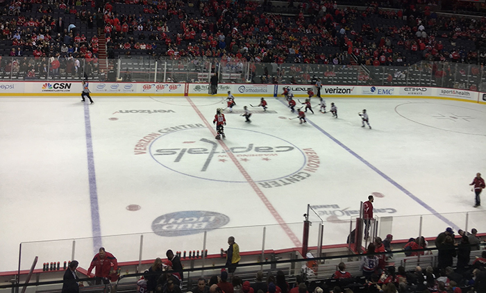 Capitals game photo