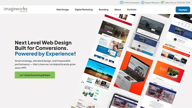 Desktop screenshot of ImageWorks Creative